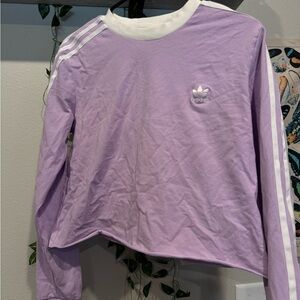Adidas Lavender Long Sleeve Top